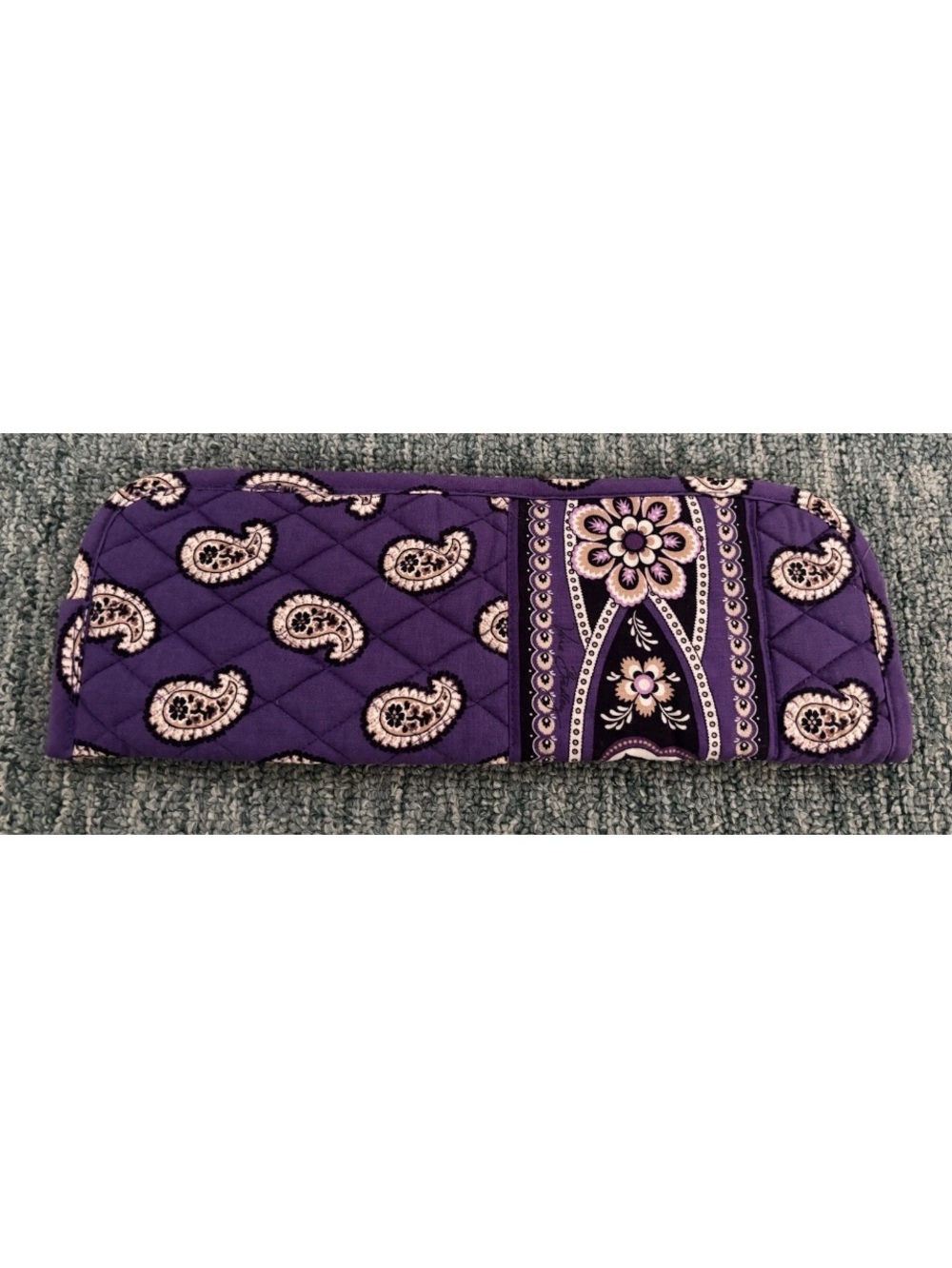 Vera Bradley Travel Curling /Flat Iron Sleeve 12"x 5" Simply Violet Pattern